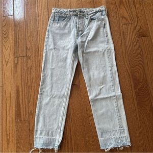 Rag and bone maya high rise ankle slim jeans